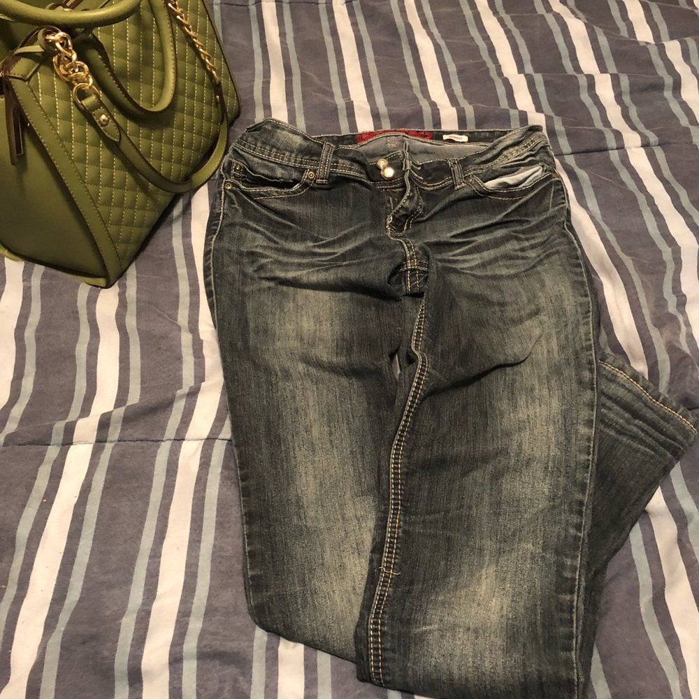 Skinny Blue Jeans